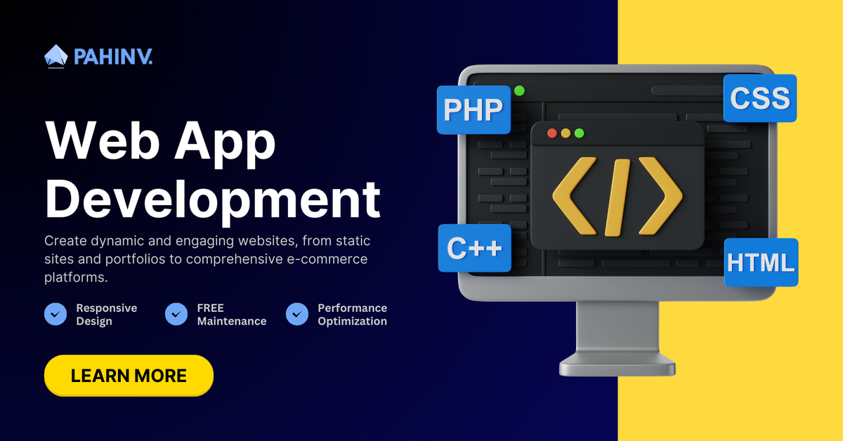 Web App Development | PAHINV - Unlocking Innovation through Research ...